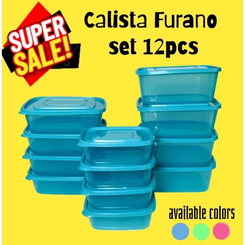 Food Container / wadah saji Calista FURANO set 12 pcs