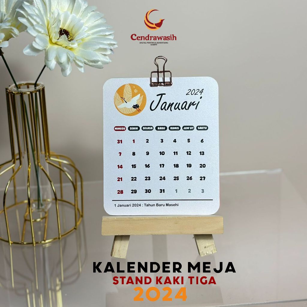 

KALENDER MEJA 2025 AESTHETIC / KALENDER DUDUK CUSTOM ( STAND KAKI TIGA )