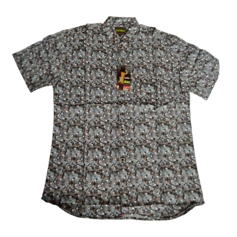 Kemeja cowok jossbos Distro lengan pendek