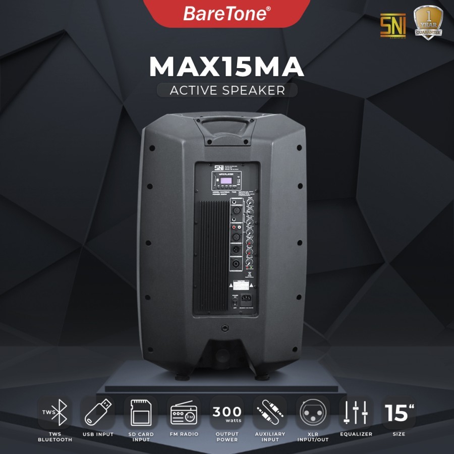 Speaker Baretone MAX15MA / MAX 15 MA / MAX15 MA - ORIGINAL GARANSI