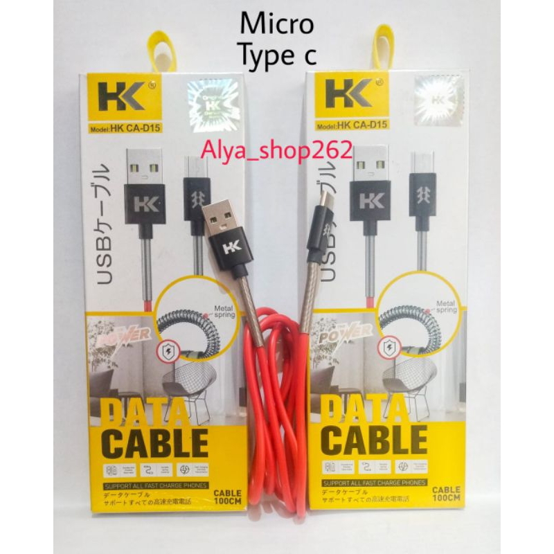 KABEL DATA KD HK  CA D15 TYPE C /  MICRO FAST CHARGING