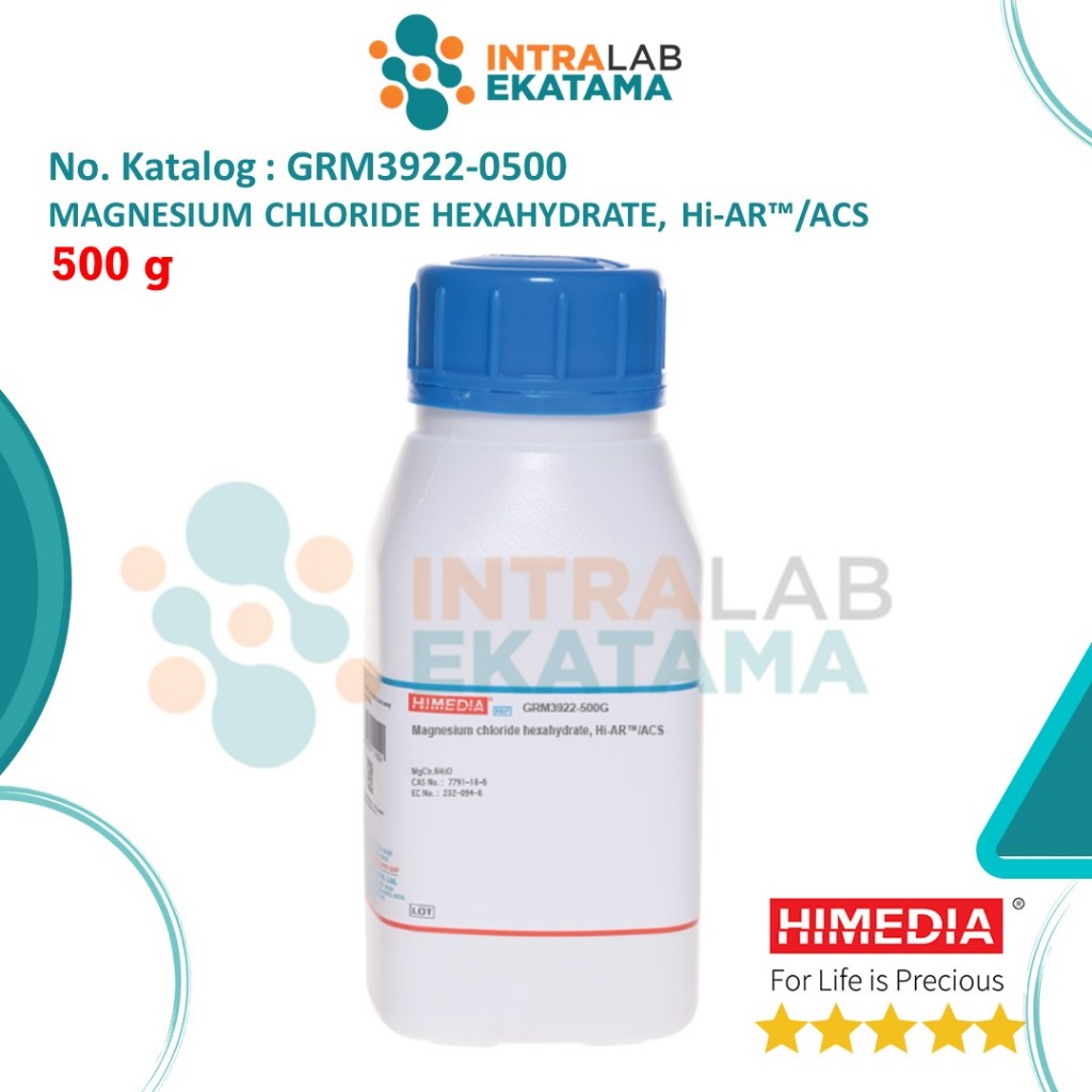 GRM3922-0500 MAGNESIUM CHLORIDE HEXAHYDRATE,  500g