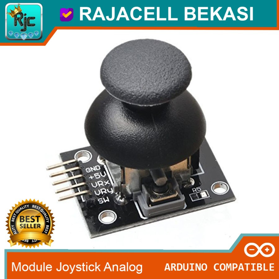 Module Joystick Analog Dual Axis + Push button for Arduino