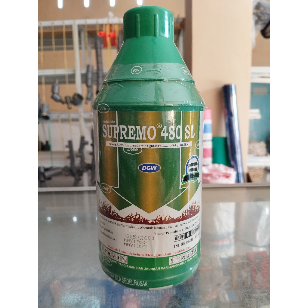 Supremo 1000ml 1 liter Herbisida Sistemik Obat Racun Rumput Gulma 480sl