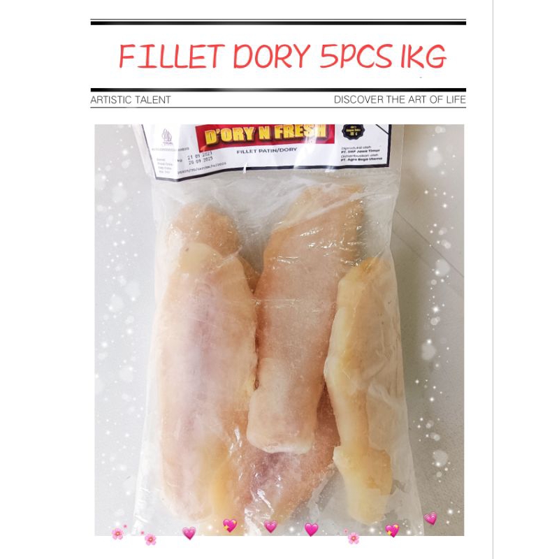 

FILLET DORY 4 DAN 5 PCS 1KG