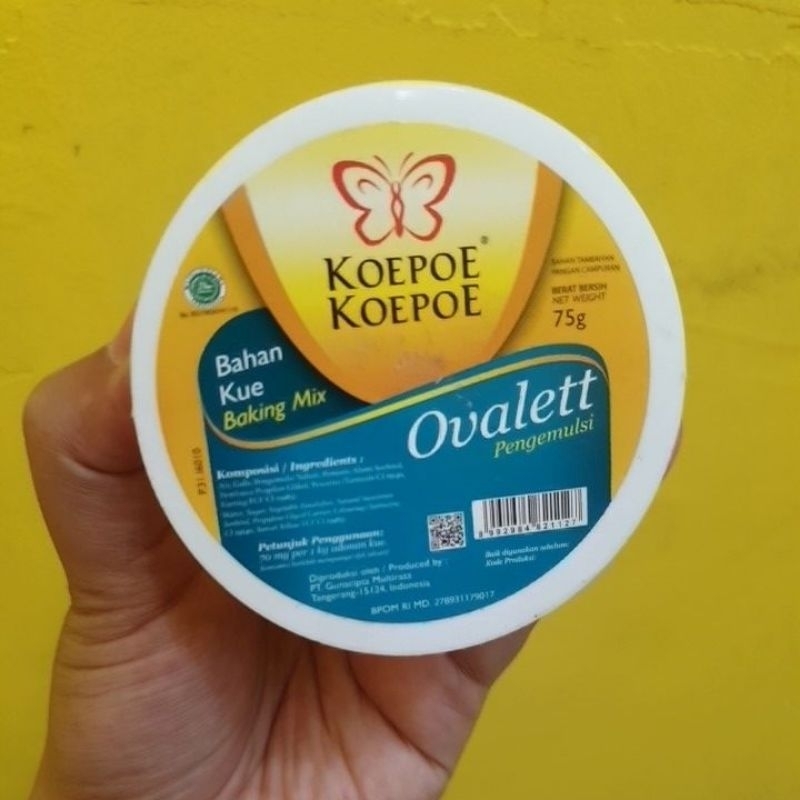 

Koepoe koepoe ovalett 75g