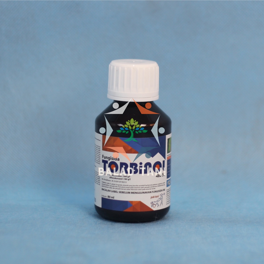 FUNGISIDA TORBINOL 480SC 80ML Untuk Bercak Blast dan Antraknose Fungisida Sistemik