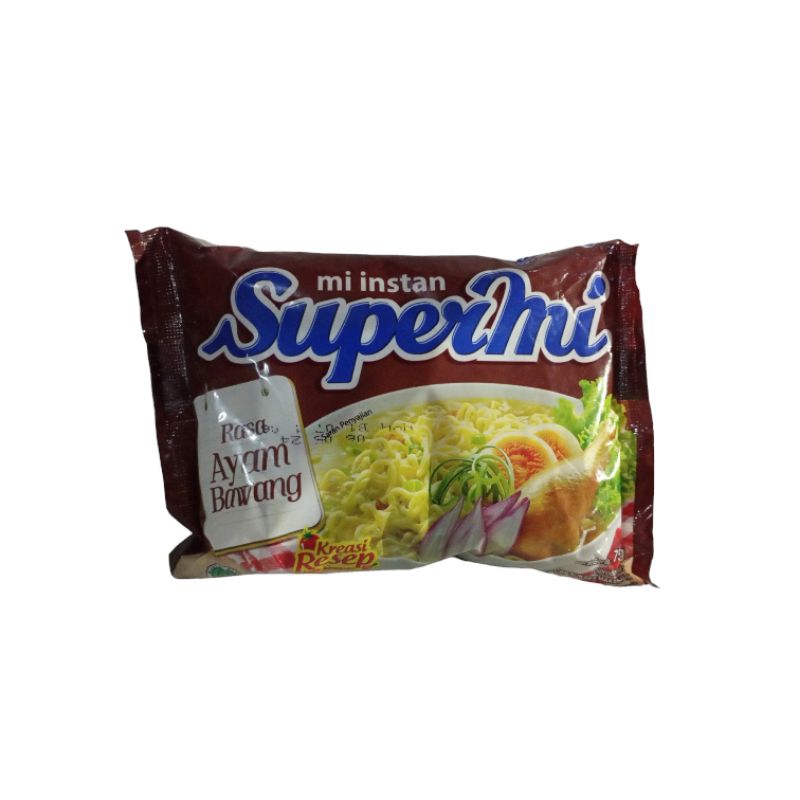 

MIE INSTAN SUPERMI RASA AYAM BAWANG