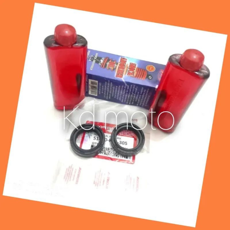 Seal shock+oli shock KCJ honda verza,cb150r,cbr,megapro new