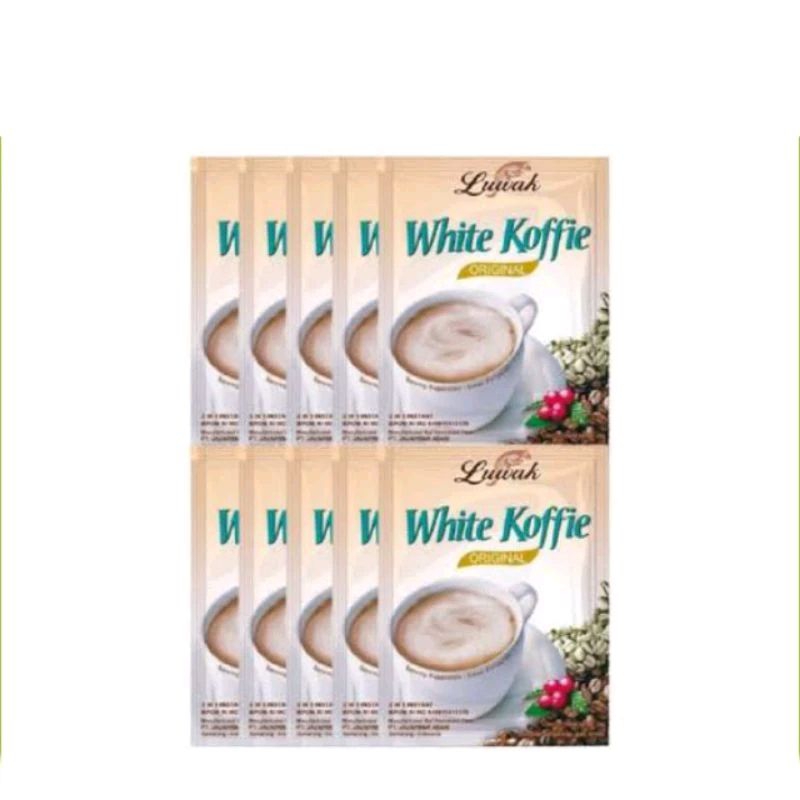 

Luwak White Koffie Original 10x20g (1 Renceng)