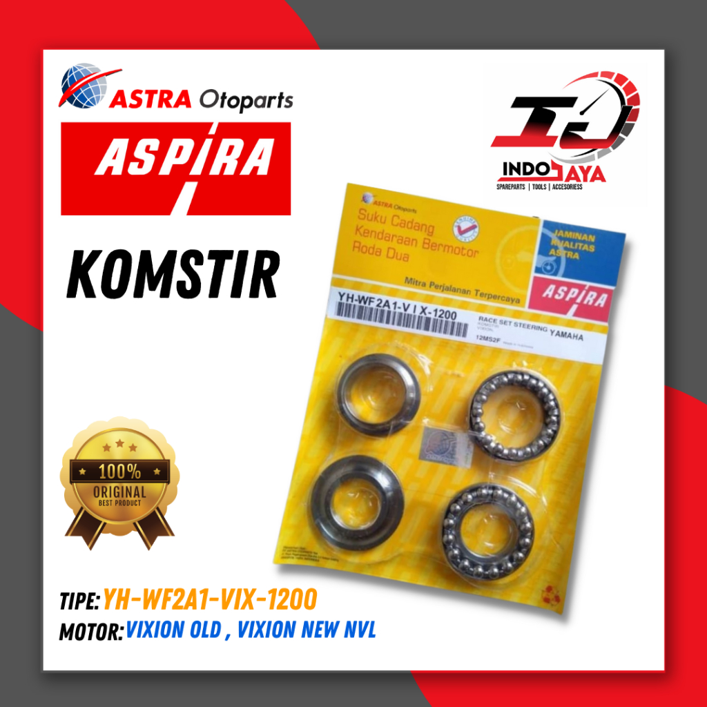 [COD] ASPIRA KOMSTIR VIX / UNTUK MOTOR VIXION OLD / VIXION NEW / R15 / R-15 / YH-WF2A1-VIX-1200 / CO