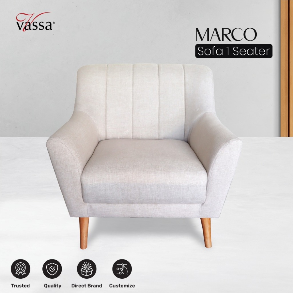 SOFA 1 SEATER | SOFA MARCO | VASSA SOFA