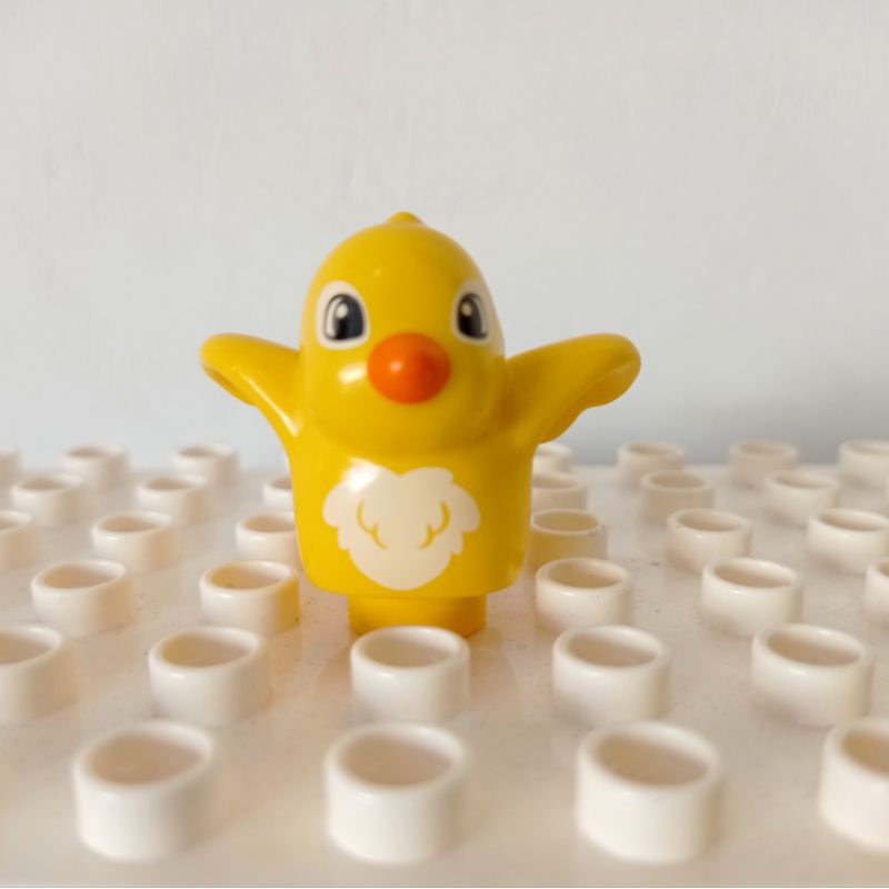 lego burung kuning cowok duplo original