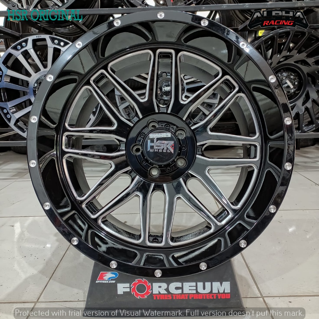 VELG MOBIL HSR FORGED BUENO R20 UNTUK JEEP RUBICON SAHARA WRANGLER LUBANG 5X127