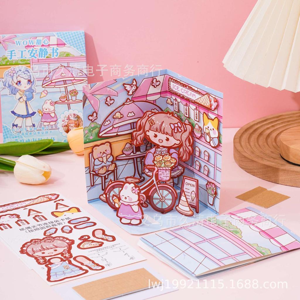 

STICKER BUKU VIRAL KOREA 3D CUSTOM HOME / STICKER DEKORASI 3D SANRIO CUTE MAINAN EDUKASI ANAK
