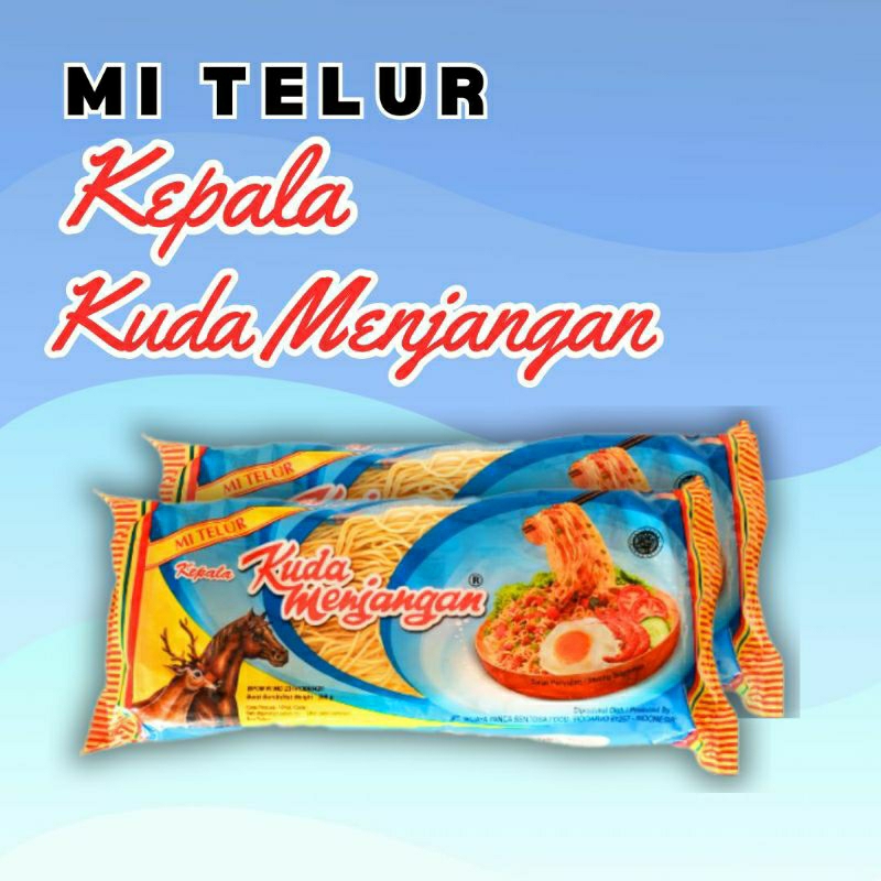 

Mi Telur Kepala Kuda Menjangan 200Gr TA 20 K