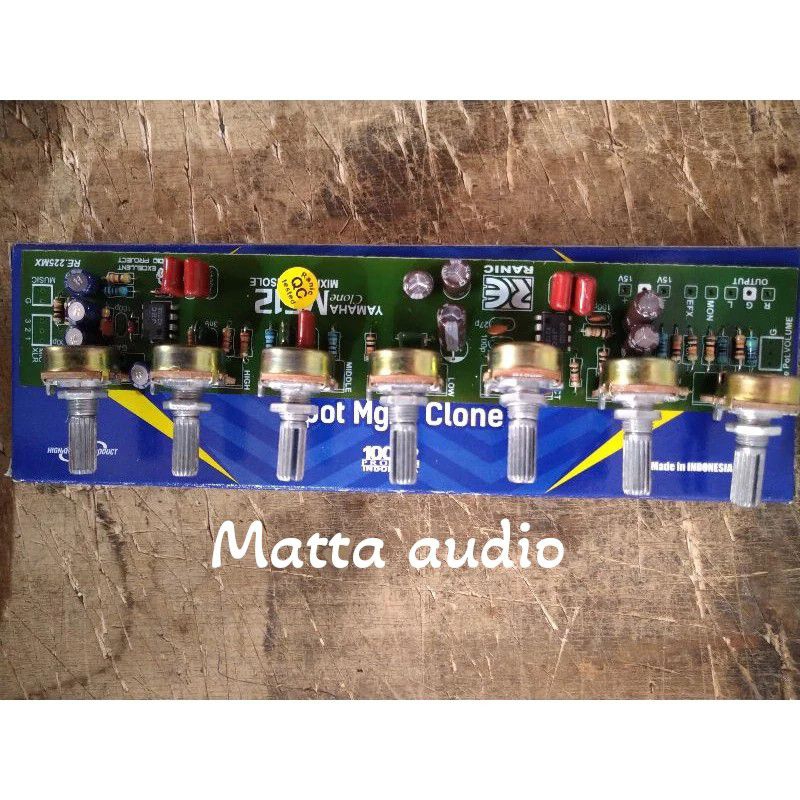 Kit Penguat mic mixer yamaha mg12 clone