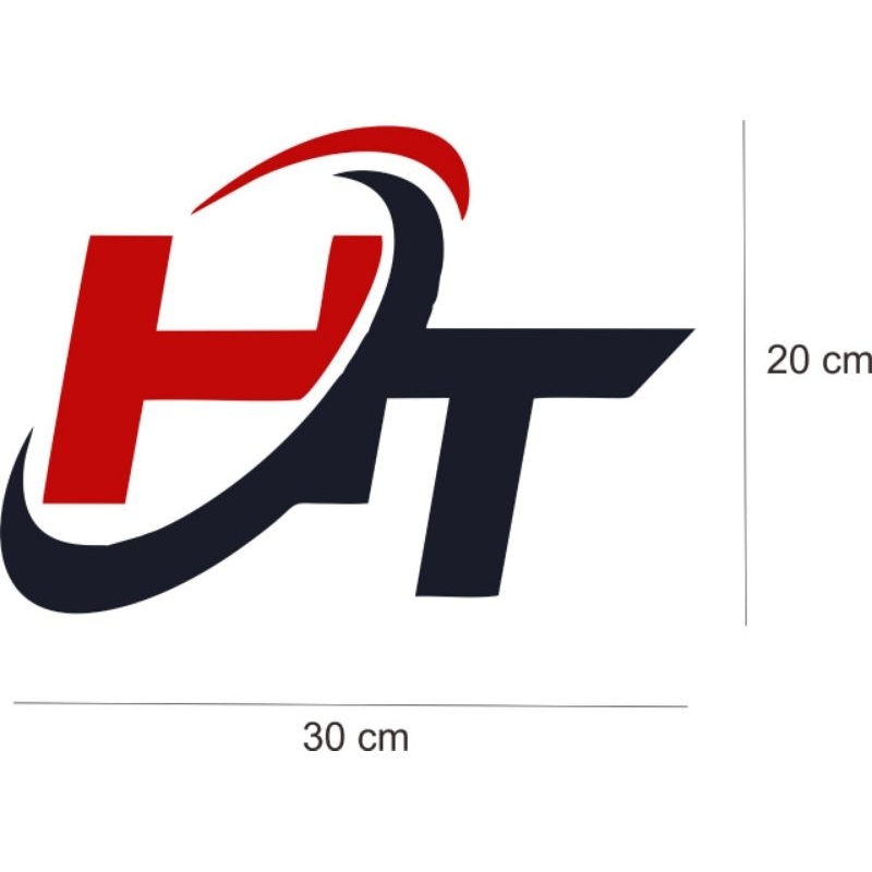 

Custom logo cutting sticker 2 warna
