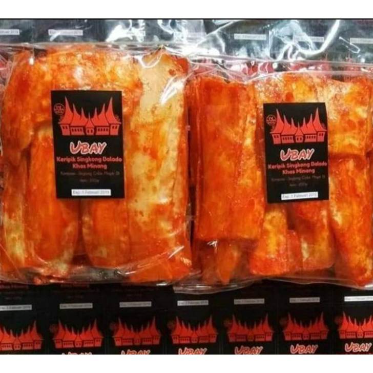 

Best Seller Jualania - Keripik Singkong Balado Sanjay Ubay Ante / Kripik Sanjai Sinjai Minang Padang