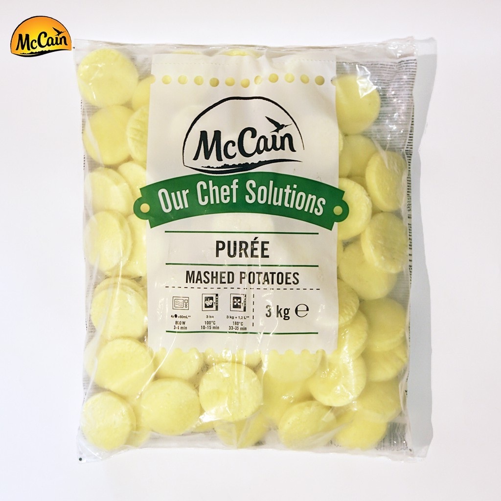 

MCCAIN PUREE MASHED POTATOES 3KG KENTANG TUMBUK BERBUMBU