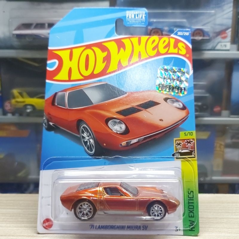 HOT WHEELS 71 LAMBORGHINI MIURA SV - SUPER TREASURE HUNT - THS - STH - FS 2022
