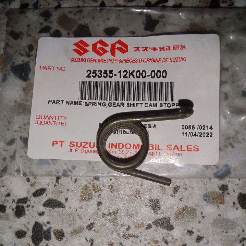 Spring gear shift cam stopper suzuki Satria Fu injeksi GSX-R 150 original SGP