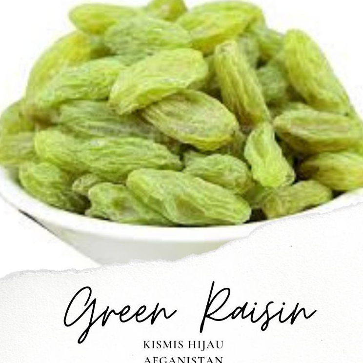 

Serba Murah KISMIS HIJAU AFGANISTAN GREEN RAISINS Best Seller