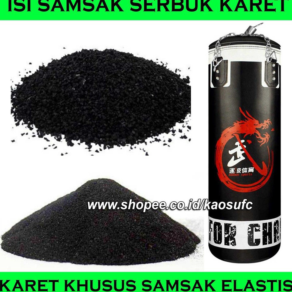 Diskon Promo ISI SAMSAK SERBUK KARET , ISI SAMSAK KARET SERBUK ELASTIS , ISI SAMSAK KARET VULKANISIR