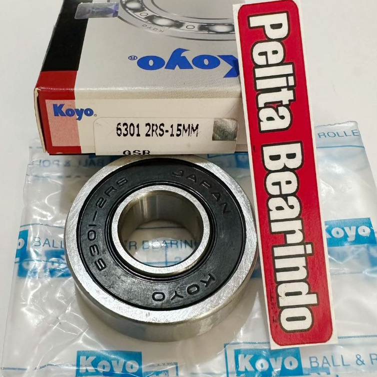 Grosir BEARING 6301 - 15 MM KOYO 6301 2RS - 15 MM ( BORE ) Bayar Di Tempat