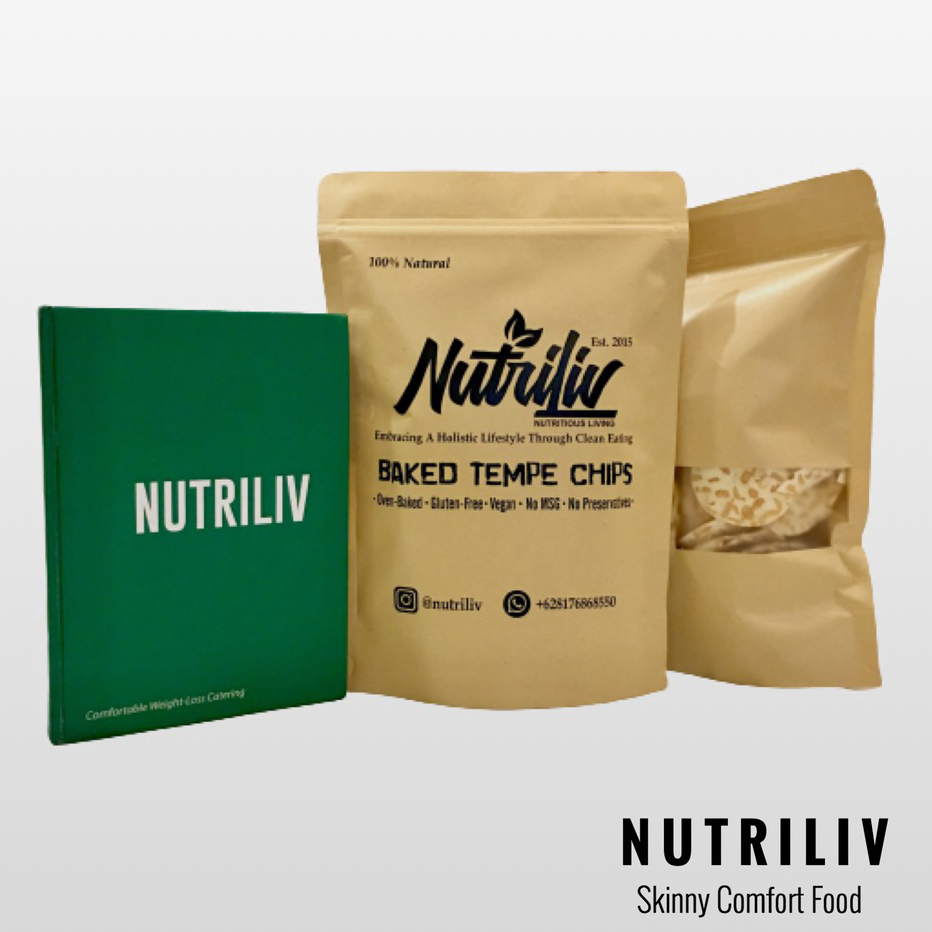 

➔➝✺❇ 3 Bungkus Nutriliv Baked Tempe Chips Keripik Tempe Panggang