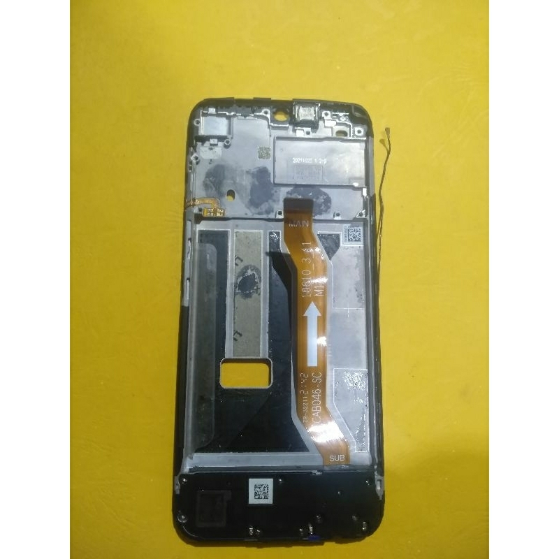 freme lcd + fleksibel antena bort bawah cas ,bazer spiker,on off ORI COPOTAN REALME C25Y