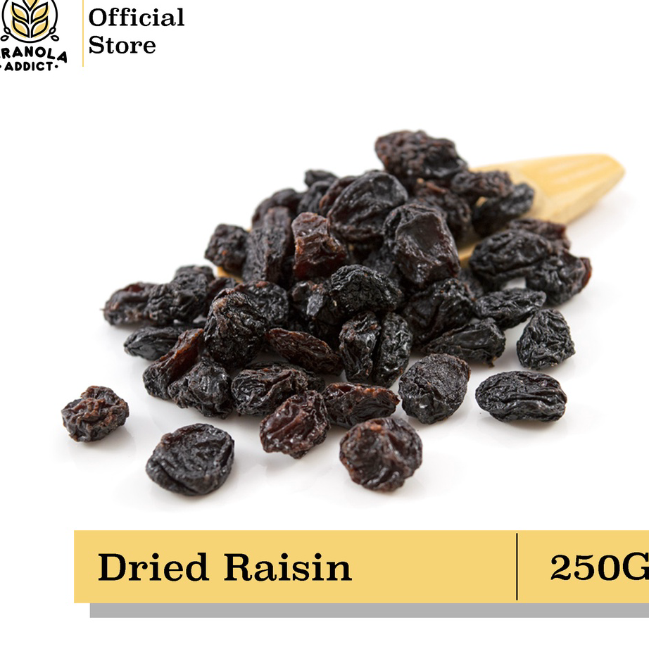 

☍✭✽ Granola Addict - Dried Seedless Raisin / Kismis 250G Terupdate