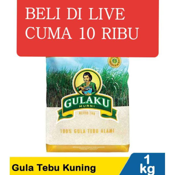 

Ready Stock gula pasir gulaku 1kg kuning Terkini