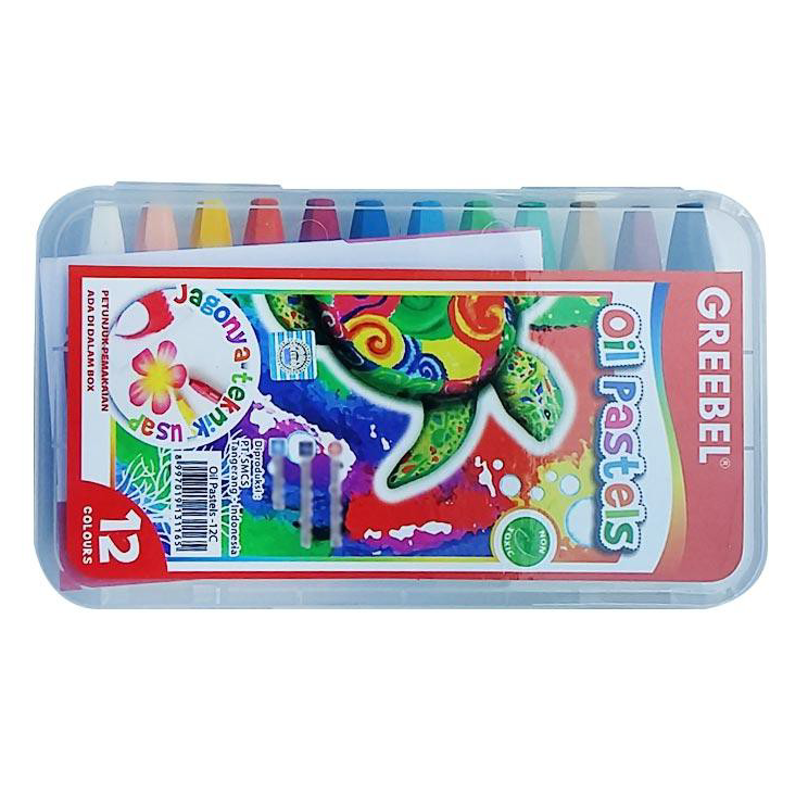 

Terlaris Crayon / Krayon Oil Pastel 12 Warna - Greebel MURAH Super Sale