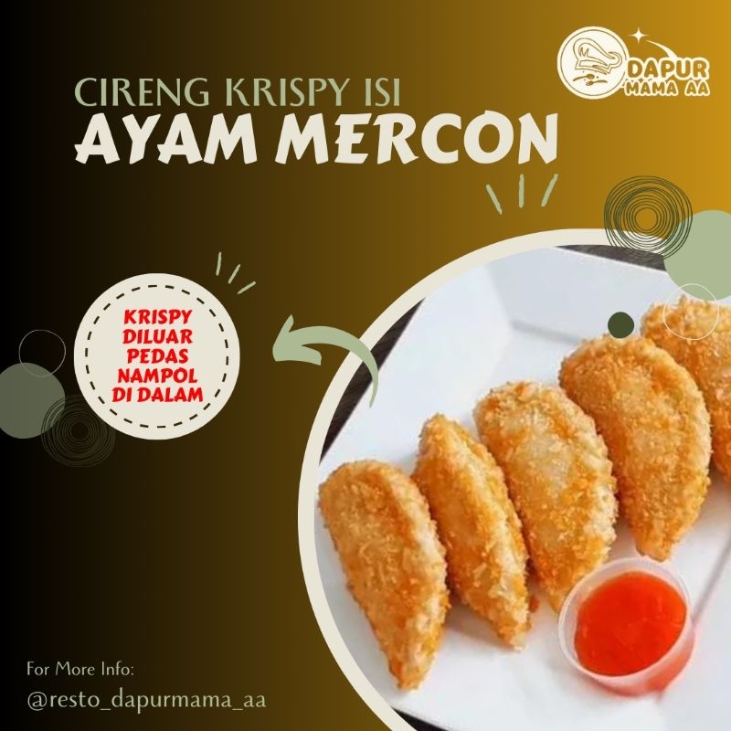 

Cireng Krispy isi Ayam Mercon