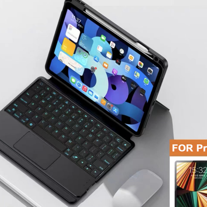 PROMO SPESIAL 2023 Baru Keyboard case tablet 10.1” / Sarung tablet 10.1 inch / Case keyboard tablet universal