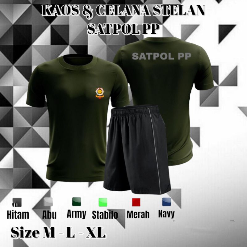 STELAN BAJU & CELANA SATPOL PP SATHOBINSTORE TERBARU
