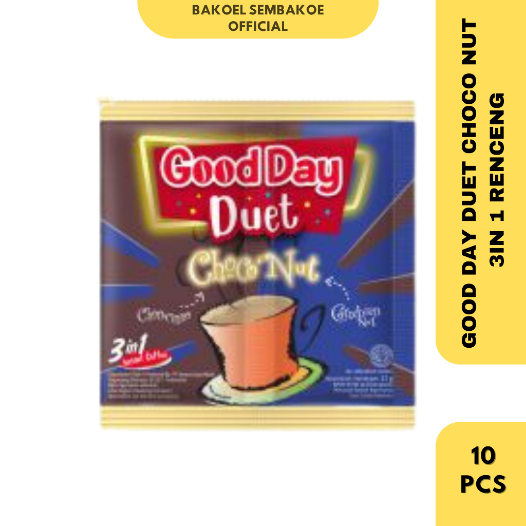 

GOOD DAY DUET CHOCO NUT 3in1
