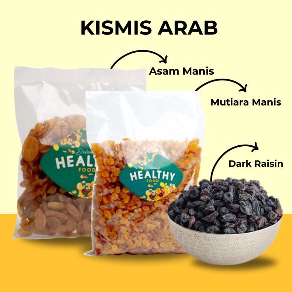 

Kismis Arab Premium 1 Kg Raisin Oleh Oleh Haji Umroh Kismis Asam Manis Mutiara Manis Kismis Hitam