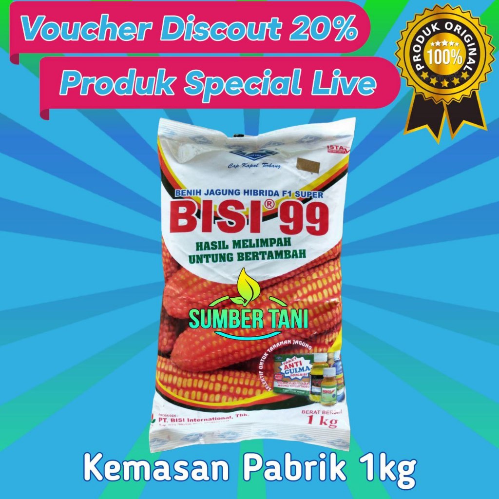 

BISI 99 | 1kg Jagung Super Hibrida