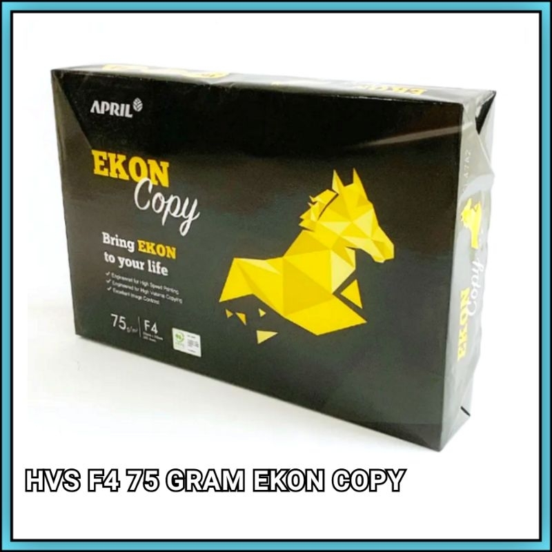 

Kertas HVS F4 75 Gram Ekon Isi 200 Lembar Eceran