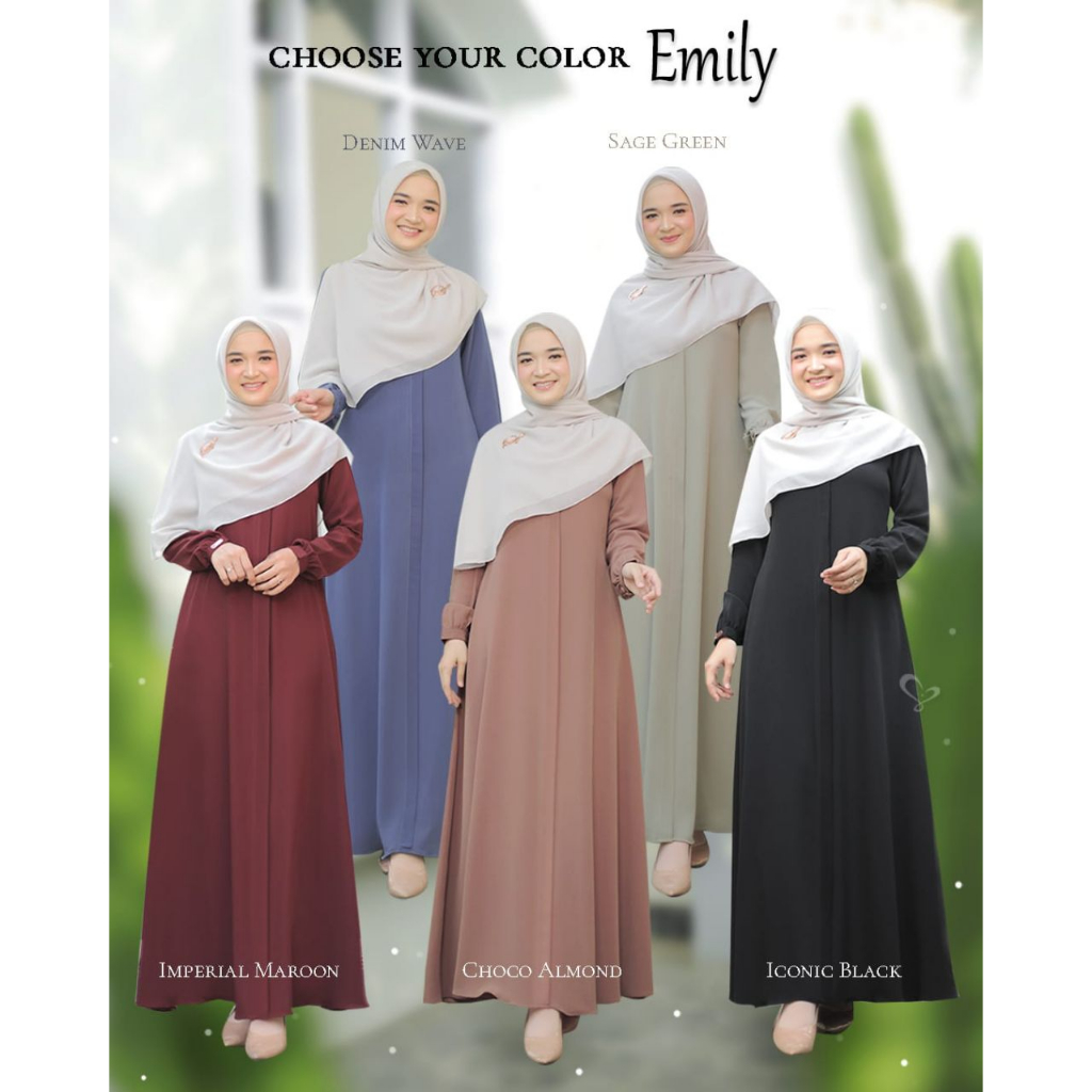 READY Emily Dress Youryou Crinkle by Salvina Hijab