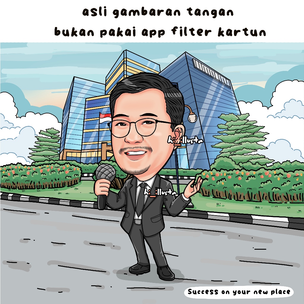 Jasa karikatur digital  softfile