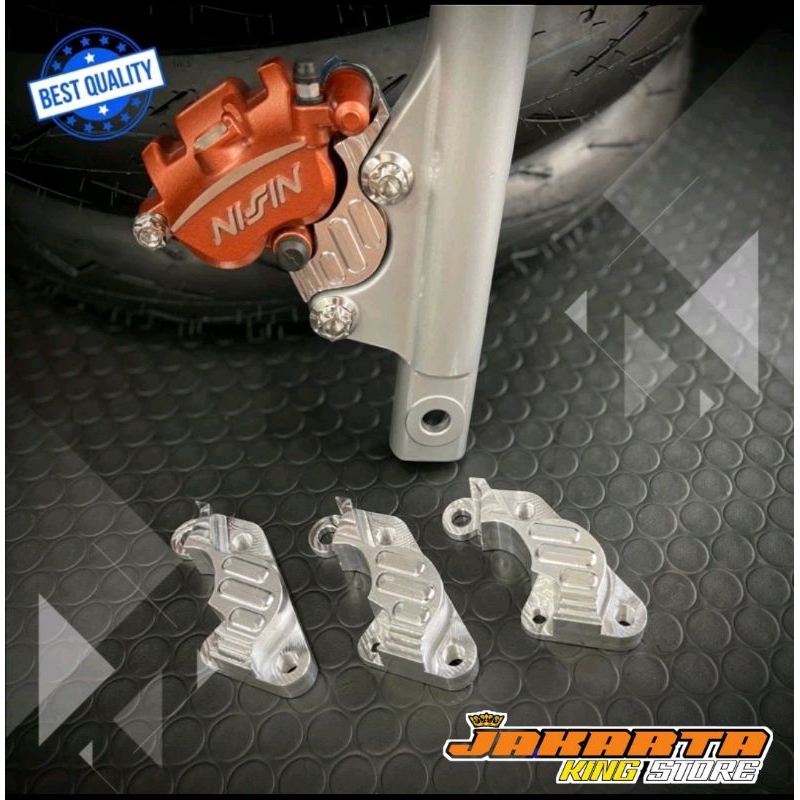 breket kaliper rem nisin samurai 2 piston RX king new