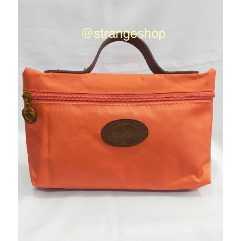 Tas Tangan Wanita Longchamp KW Kecil Orange Acara Pesta