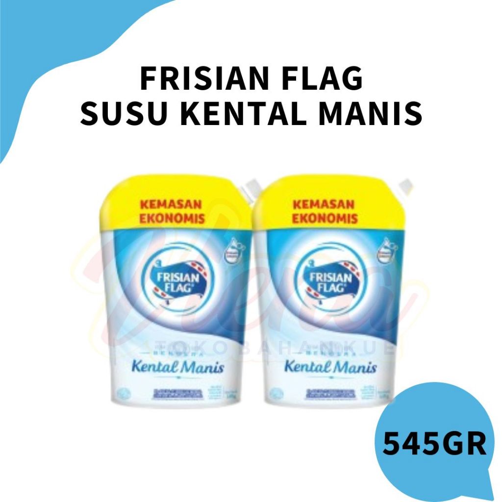 

Frisian Flag Bendera Kental Manis Putih Pouch 545gr / Coklat 545gr