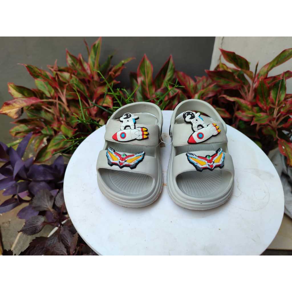 Sendal anak laki laki sendal slop karet cowok  sendal jelly anak