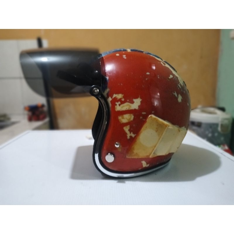 Helm Klasik Robot Original Cat Buluk bukan Bogo