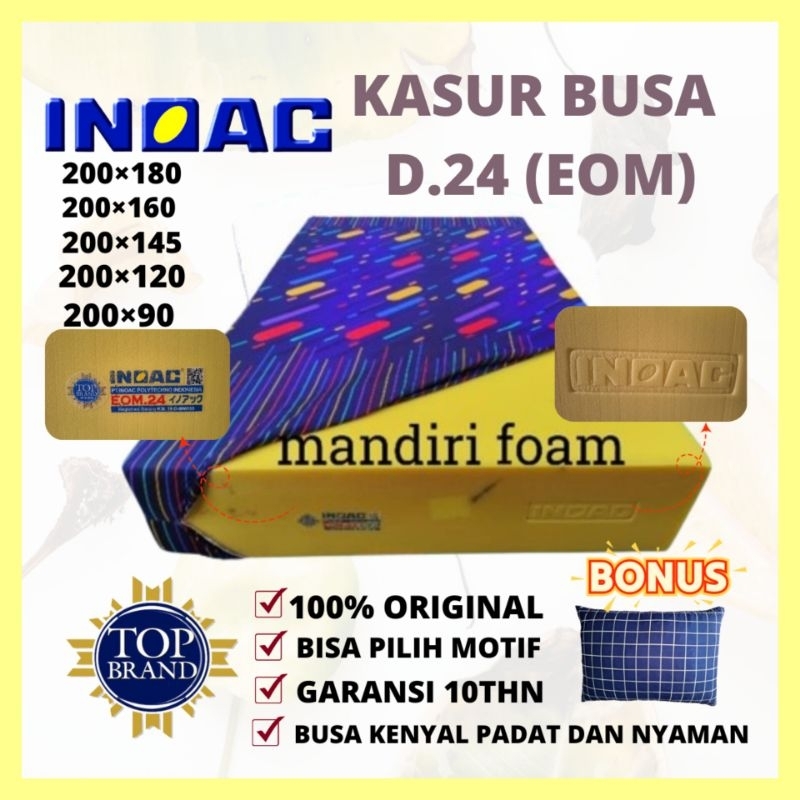 Kasur Busa Inoac EOM D24 Yellow Tebal 40 cm Kasur Inoac