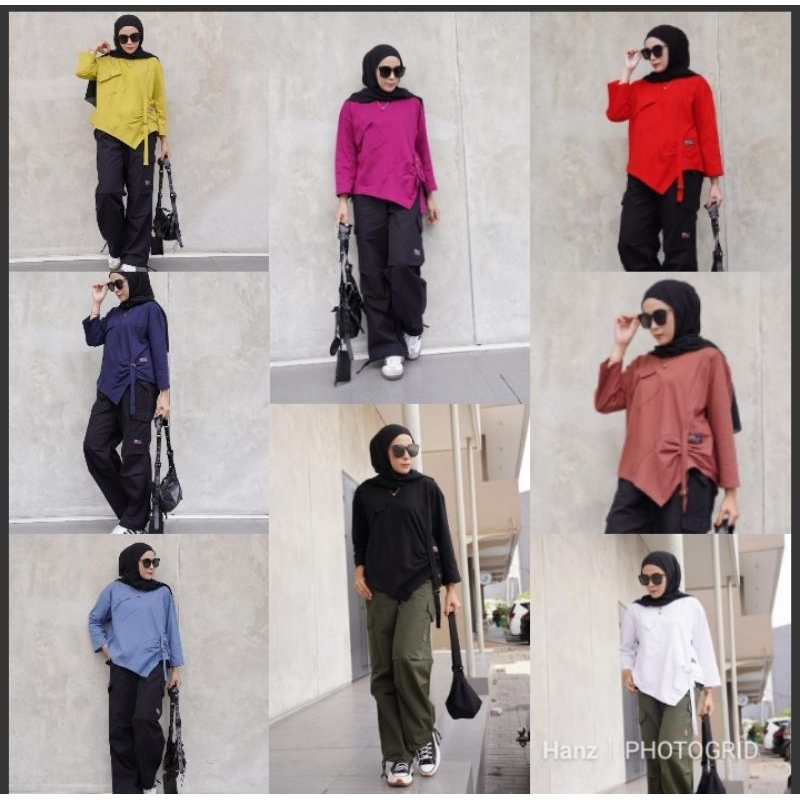 Kaos Wanita GYL AUTHENTIC ORIGINAL -Variasi Tali Gesper